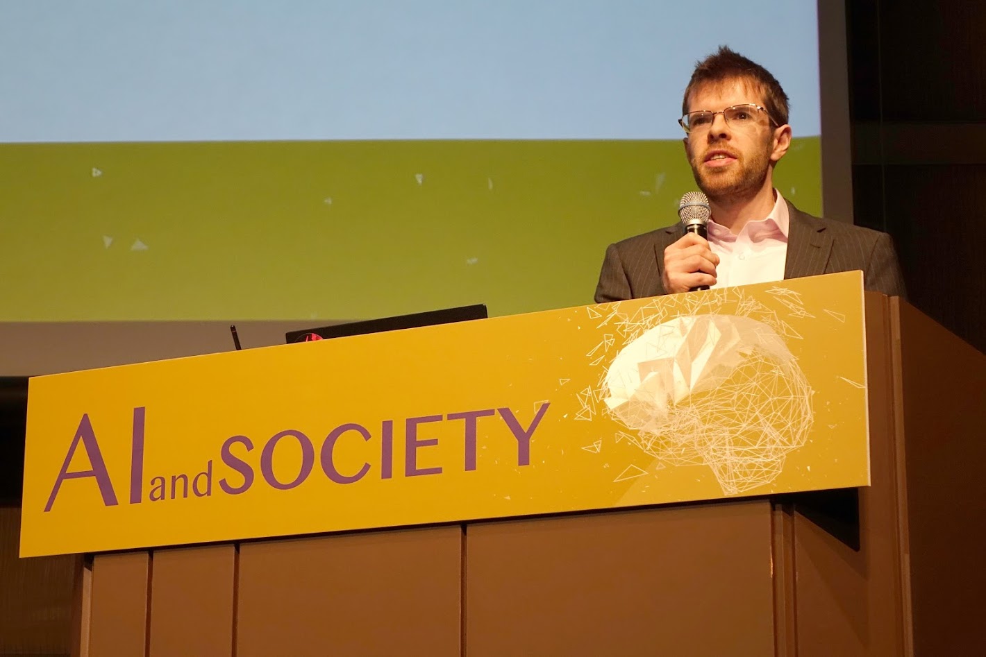 Seán Ó hÉigeartaigh at AI & Society Symposium
